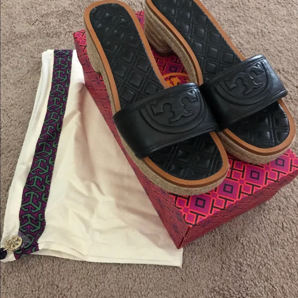 ❌SOLD ON EBAY❌NIB Tory Burch Espadrille Slides